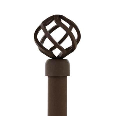 1 1/8" Bird Cage Finial, Rust