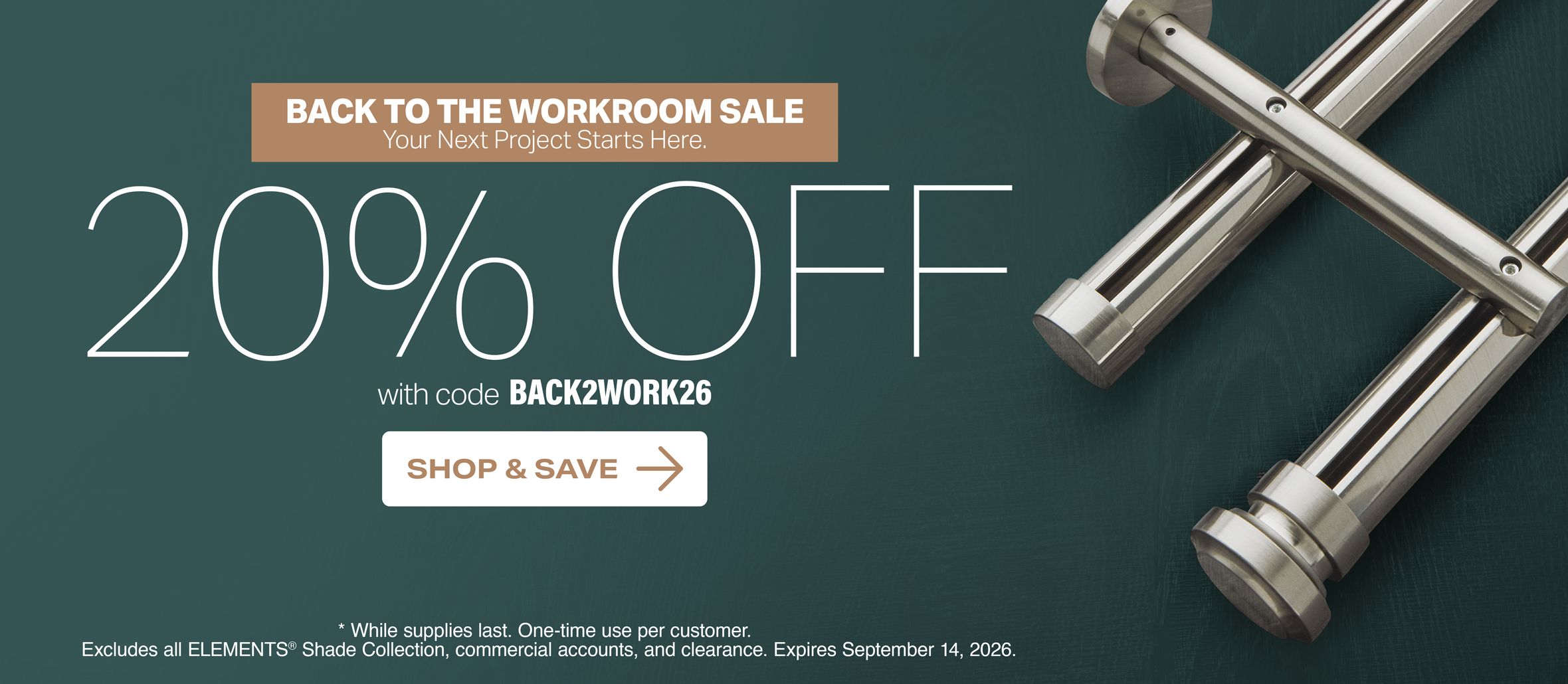  Use code BACK2WORK26 at checkout to save 20%.