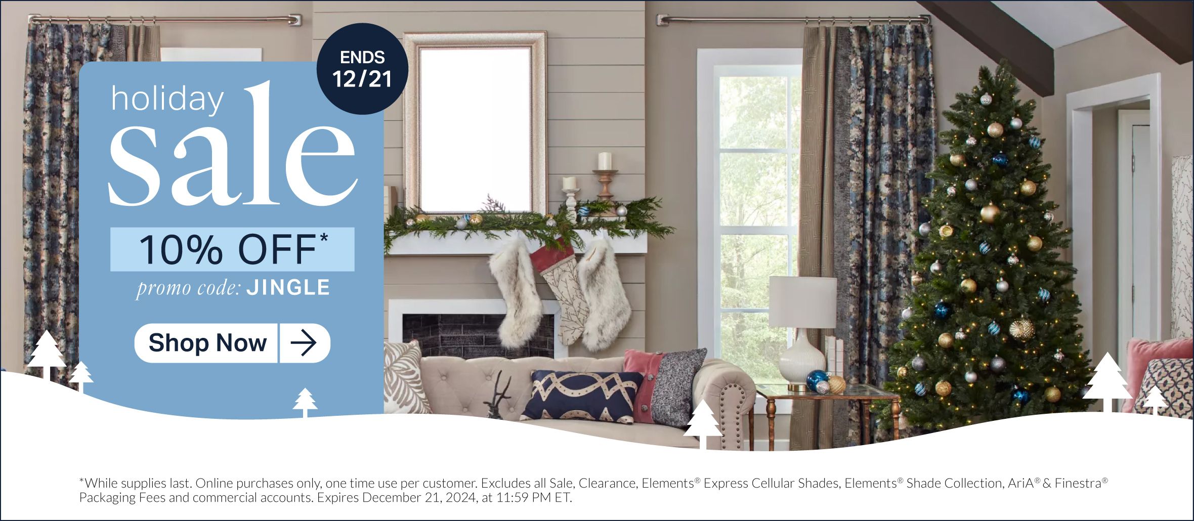 Save 10% during our Holiday Sale with code JINGLE.