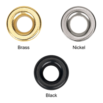 Brass Round Grommets No.00 - No.2