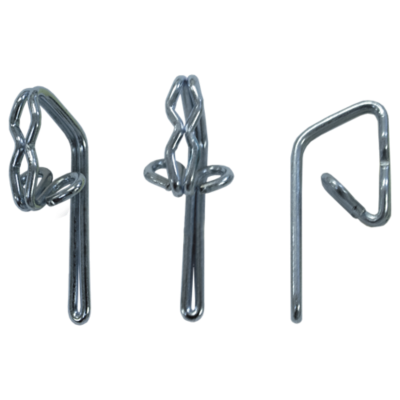 Four-Prong Drapery Hooks & End Pins