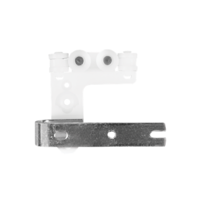 R-TRAC Master Carrier for Exposed Baton Draw C-Ring, Left, White