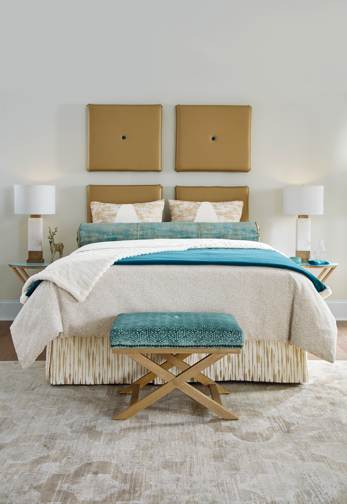 Holiday Greetings | Upholstered Bench & Headboard Pieces