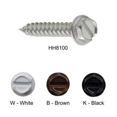 slotted screw head