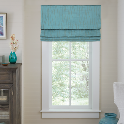 Elegante Tuck Valance Faux Silk Window Treatment