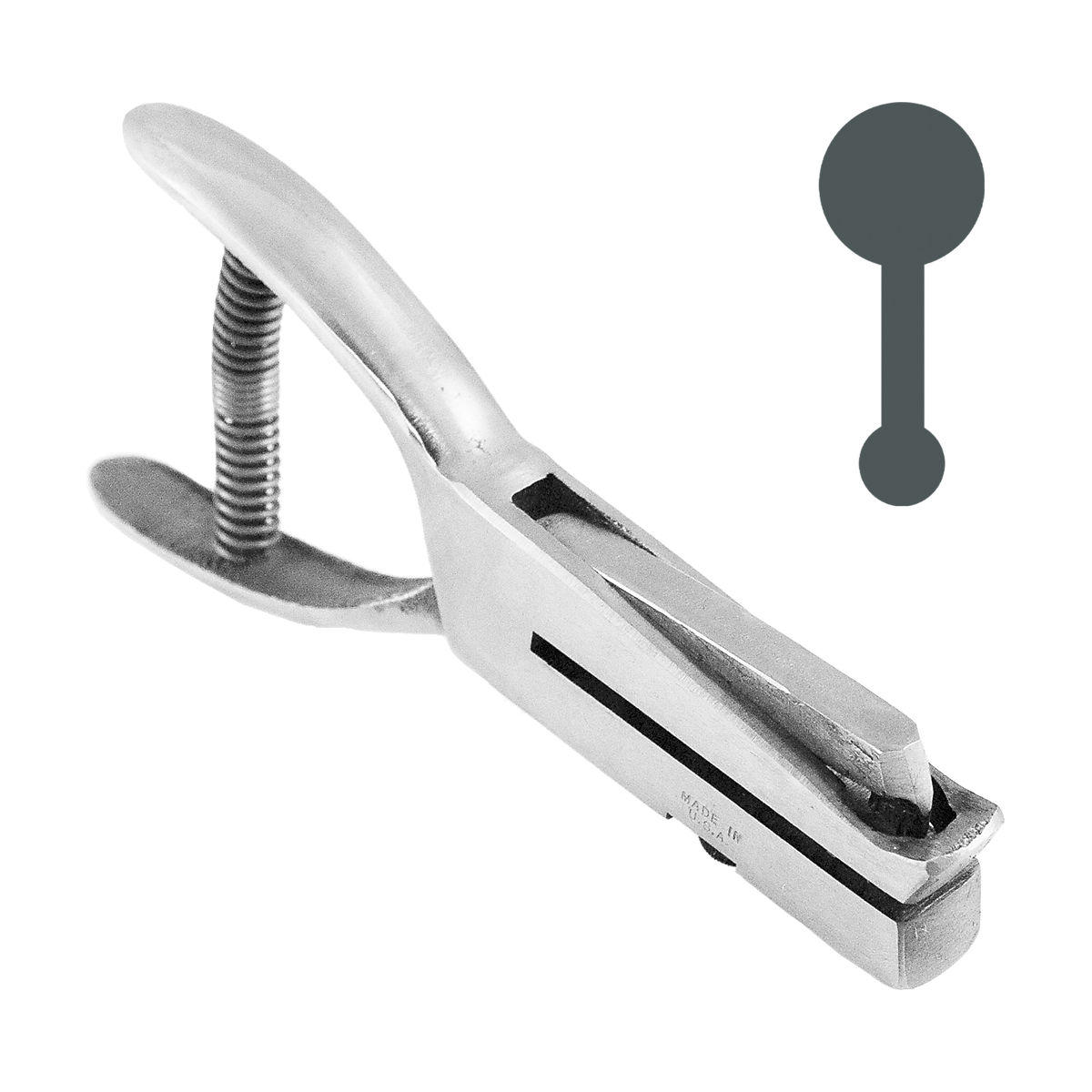 Vertical Key Hole Punch - Vertical Blind Tools