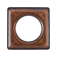 #12 Square Grommet, Antique Copper