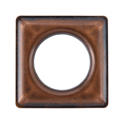 12 Square Grommet, Antique Copper Rowley