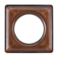 #15 Square Grommet, Antique Copper