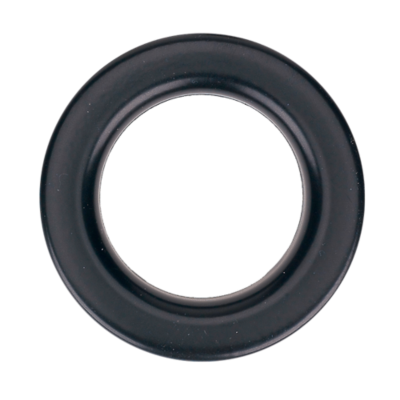 #8 Brass Round Grommets, Black