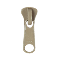 #8, Tan, Molded Tooth Zipper Slides