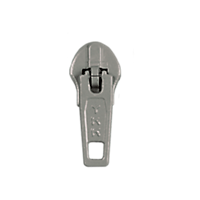 Non-Locking Nylon Zipper Slides, Gray