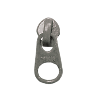 Nylon Reverse Zipper Slides, Gray