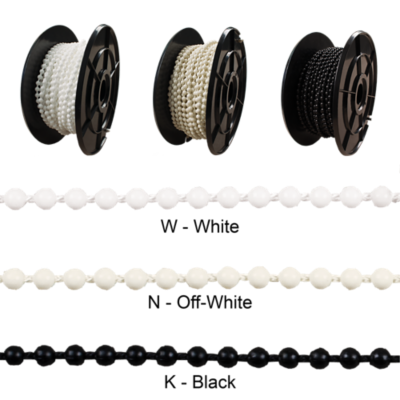 Plastic Bead Chain, #10