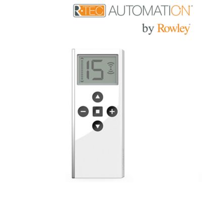 Push15 Handheld Remote with Wall Mount, White | Rowley