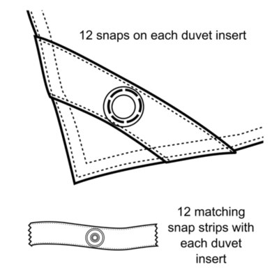 R-TEX Down Duvet Inserts Sew Thru | Rowley