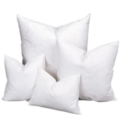 White Goose Down and Feather Fill Decorative Throw Pillow Insert