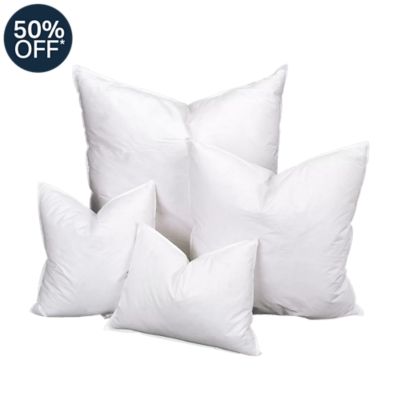 R-TEX Down/Feather Pillow Inserts 25/75 with Polyester Cover