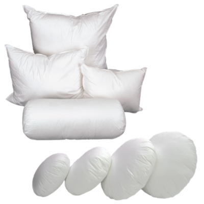 R-TEX High Quality Polyester Cluster Pillow Inserts with Cotton Cover