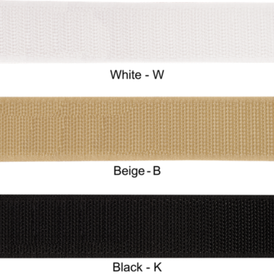 R-TEX Hook & Loop, Sew-On, 25 Yard Rolls