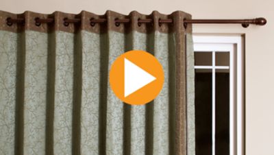 Grommet Panel for a Sliding Door