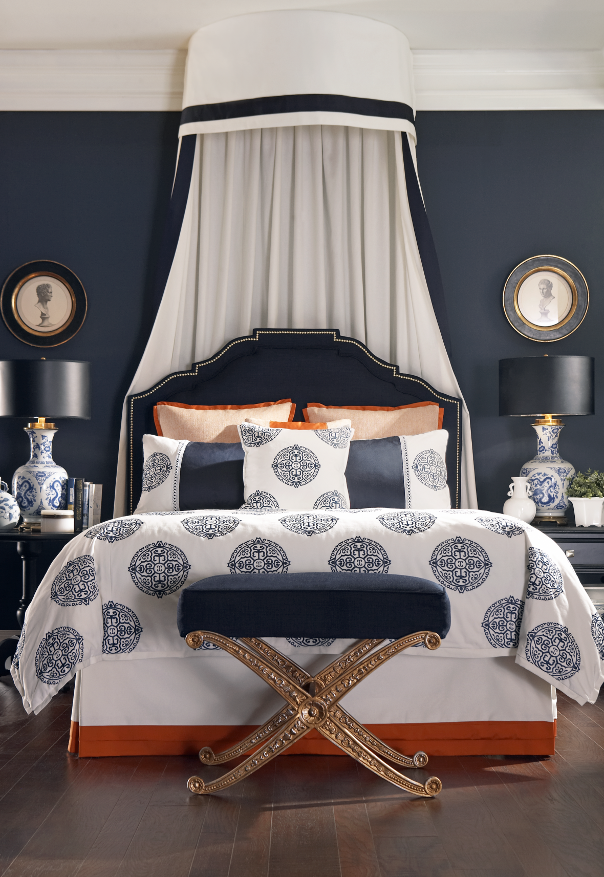 Elegant Master Bedroom - Bed Crown