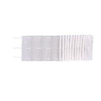 Sew-On Shirring Loop Tapes 4'' Pencil Pleat Loop
