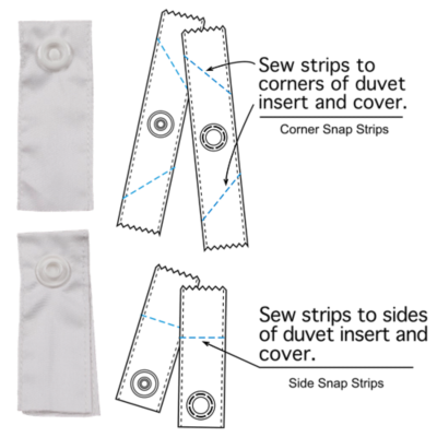 Duvet Snap Strip Packs