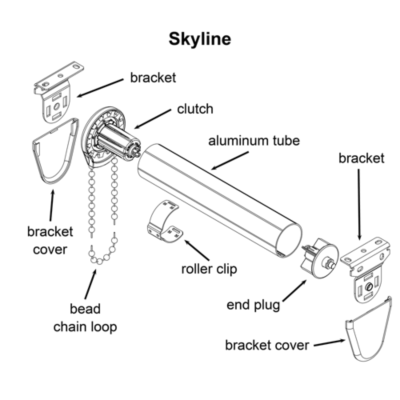 Skyline Roller Clutch Shades | Rowley