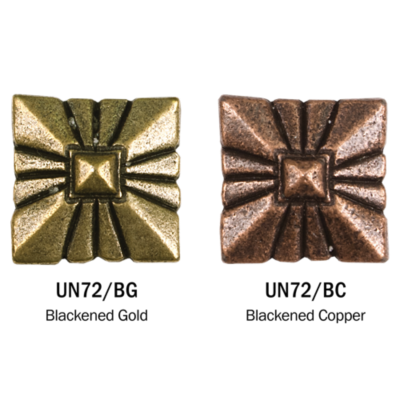 Upholstery Nails, Square Shield Pattern, 11/16"