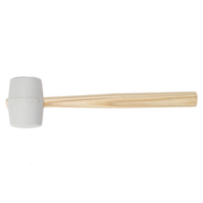 18 oz White Rubber Mallet - NWest Tools