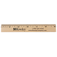 Wood Ruler, 6''