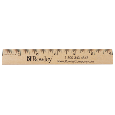 Net Loft six inch wooden ruler