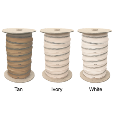 Zippers by the Roll, Aluminum, 275 yards